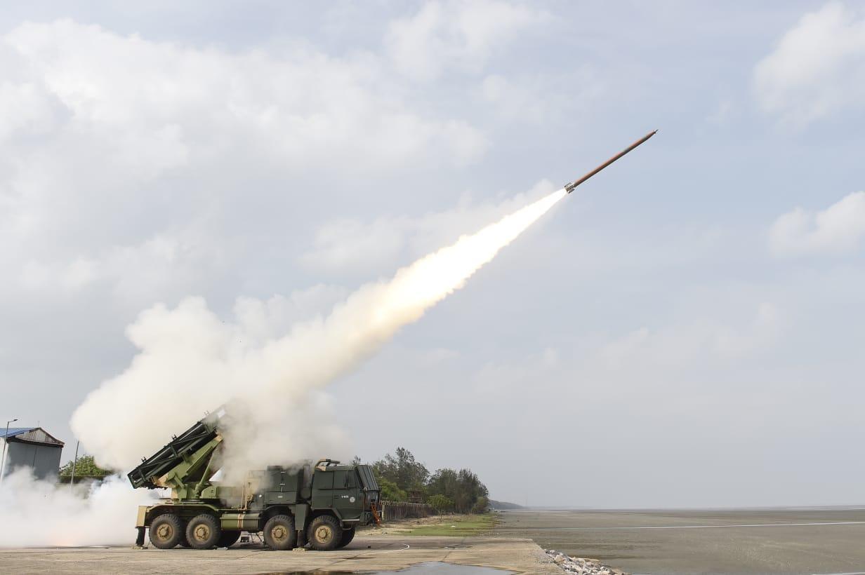India's Defence Research & Development Organisation (DRDO) has announced the succesful test firing of enhanced range versions of an indigenously developed 122mm caliber rocket