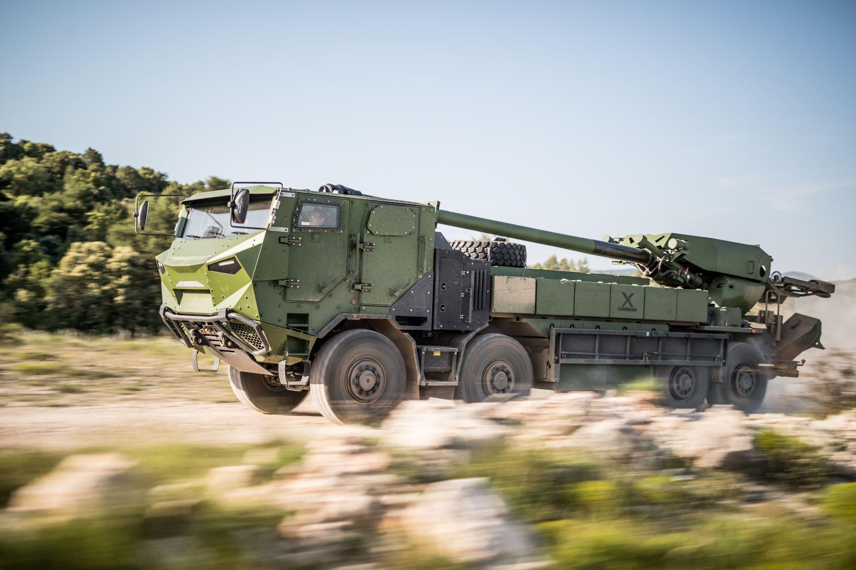 European artillery specialist, Nexter has received a major order for 52 CAESAR self-propelled artillery guns in the eight-wheel drive (8x8) version.