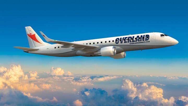 Embraer has announced a firm order for three new E175, plus three purchase rights with Overland Airways, from Nigeria