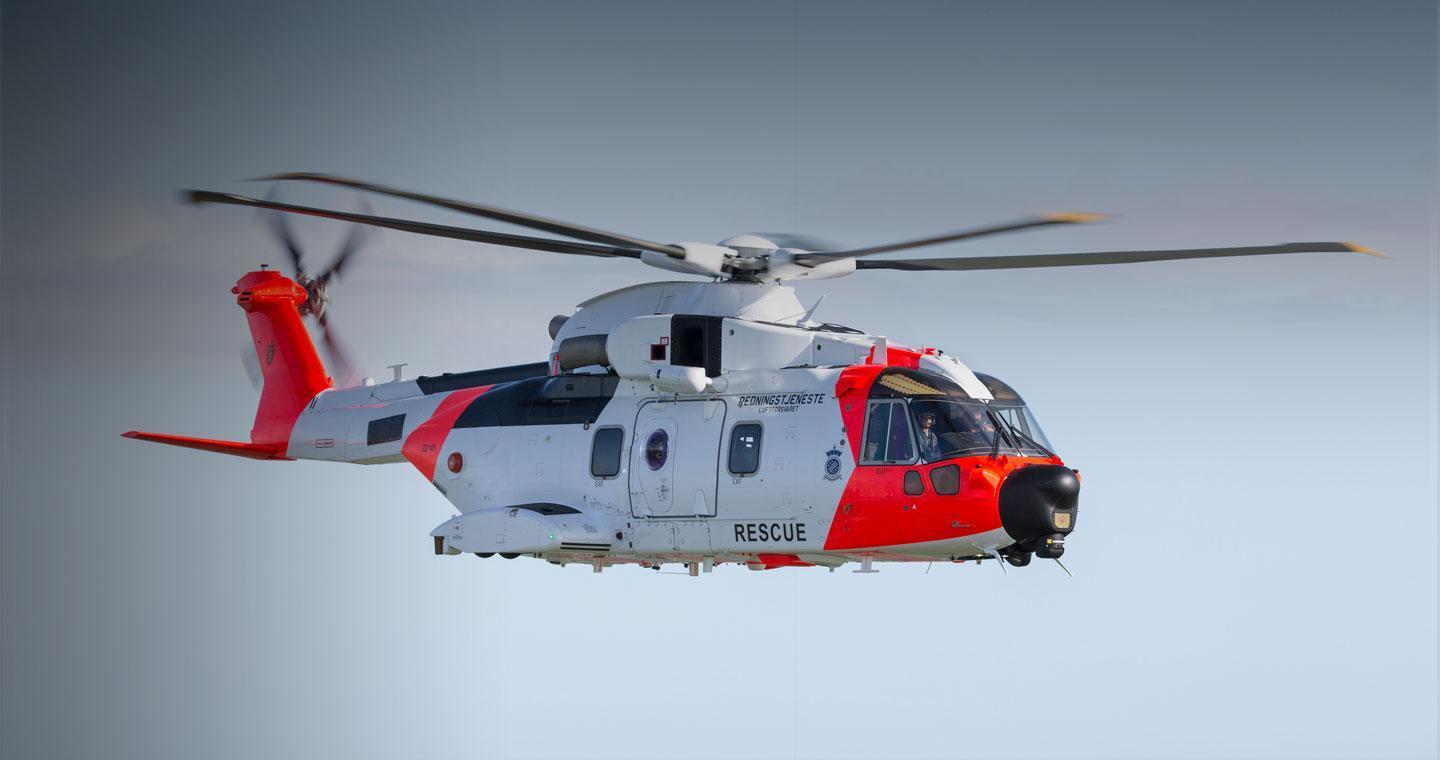 KONGSBERG has inked signs agreement with Leonardo for maintenance services for Norway's Search & Rescue Service helicopters