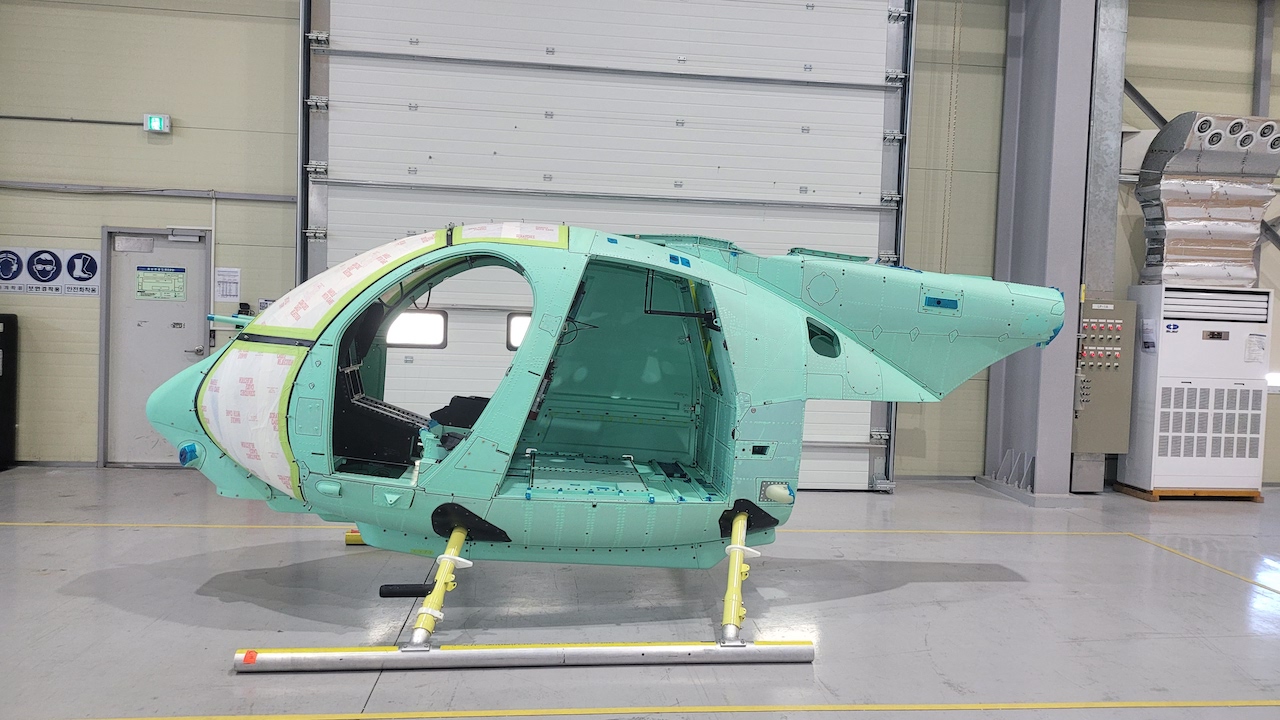 Korean Air recently delivered its first AH-6 helicopter fuselage commissioned by Boeing Defense, Space & Security (BDS).