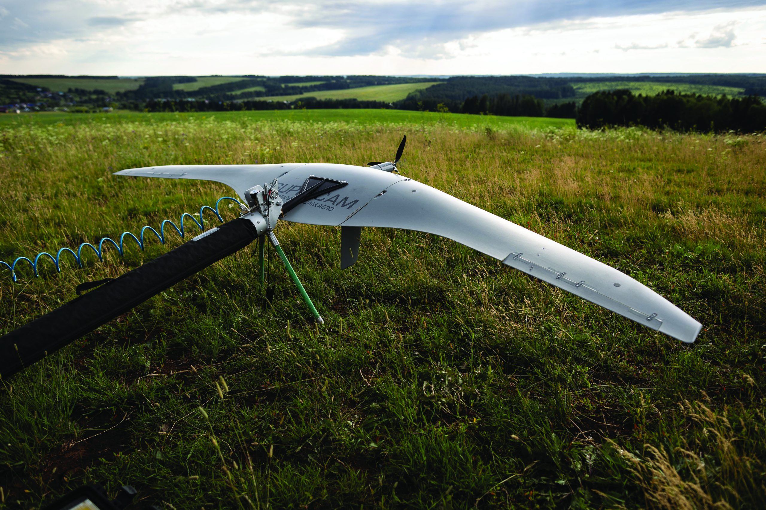 Russian Supercam S350 UAV Debuts in Caspian Region