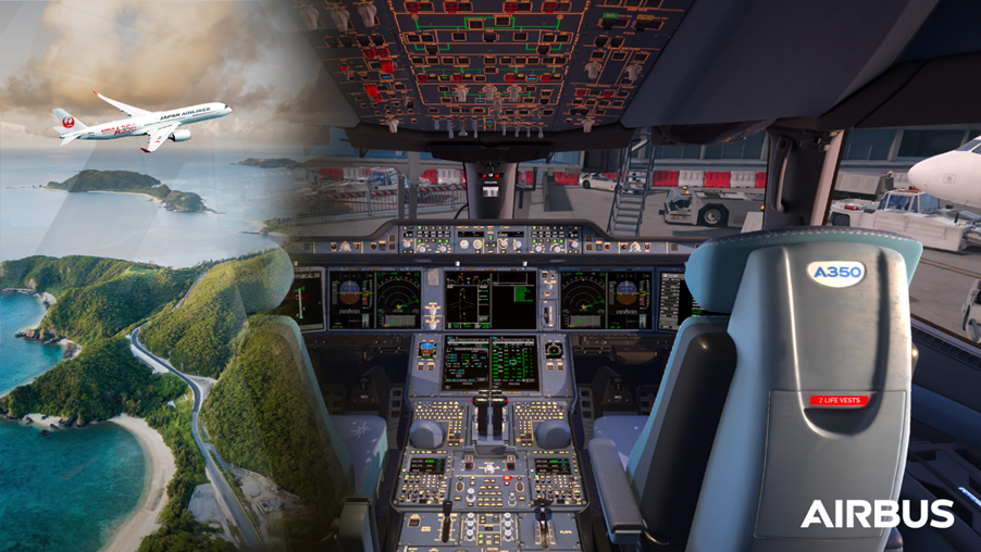 Japan Airlines Signs for A350 Virtual Procedure Trainer